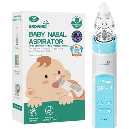 Hospital-Grade Electric Nasal Aspirator with Soft Tips