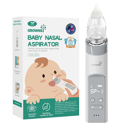 Hospital-Grade Electric Nasal Aspirator with Soft Tips