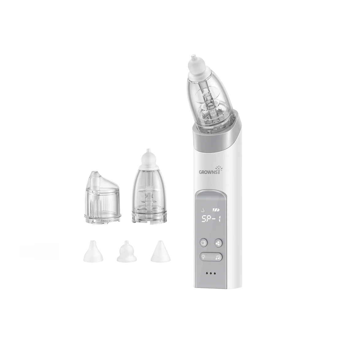 Hospital-Grade Electric Nasal Aspirator with Soft Tips